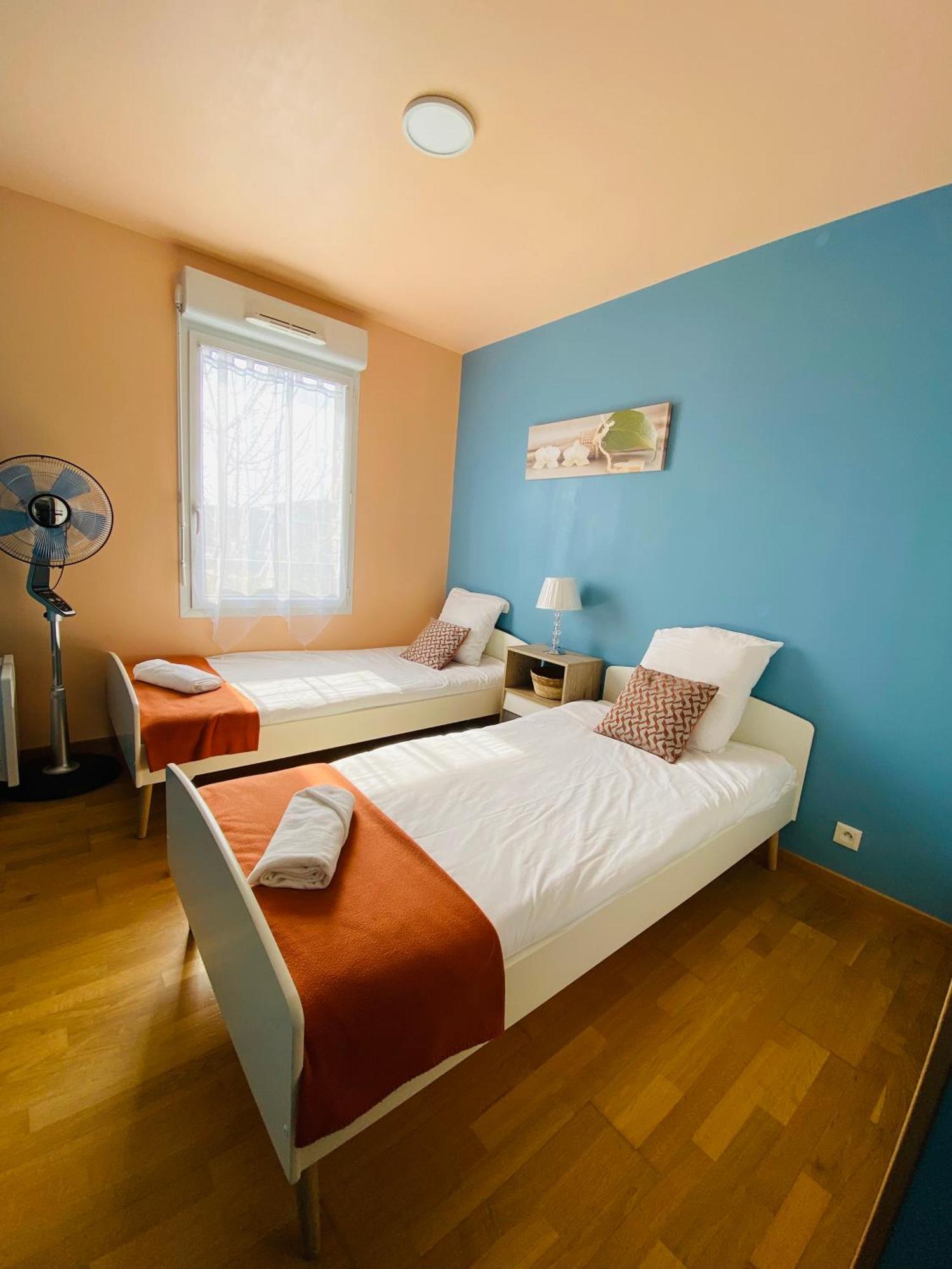 Charmant Appartement 3 Pieces Proche Rer & Disney Montévrain Eksteriør bilde